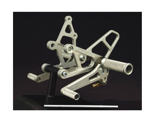 Woodcraft Rearset Kit Kawasaki ZX6 / ZX9 / ZZR600 - RevZilla