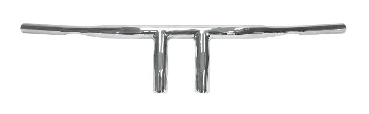 Drag Specialties 1 1/4" Buffalo T-Bar Handlebars 4" Rise With Pullback Risers