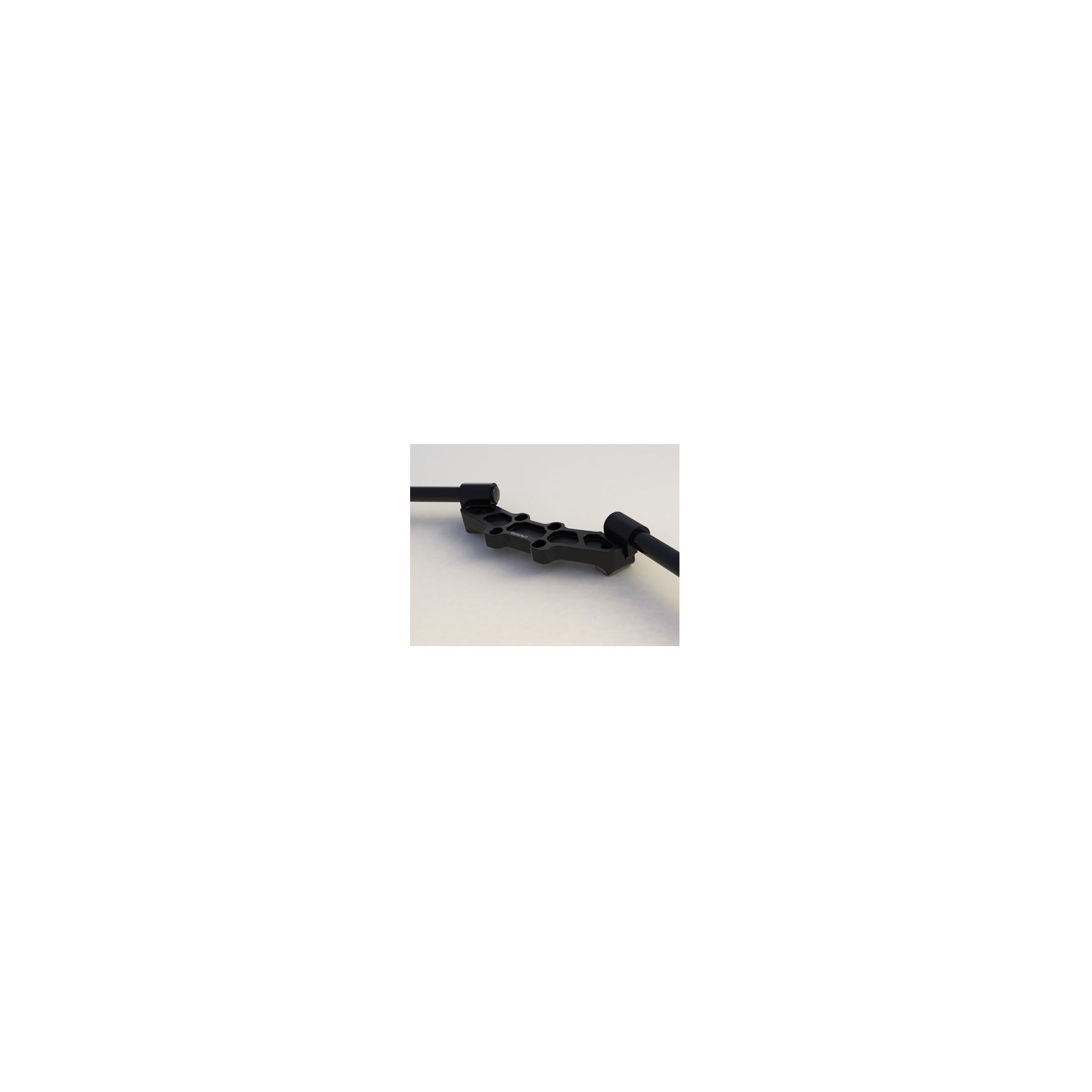 Woodcraft Clip-On Risers w/ Adapter Plate Ducati Monster 1100 / 796 / 