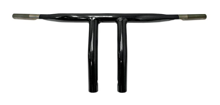 Drag Specialties 1 1/4" Buffalo T-Bar Handlebars 8" Rise With Pullback Risers