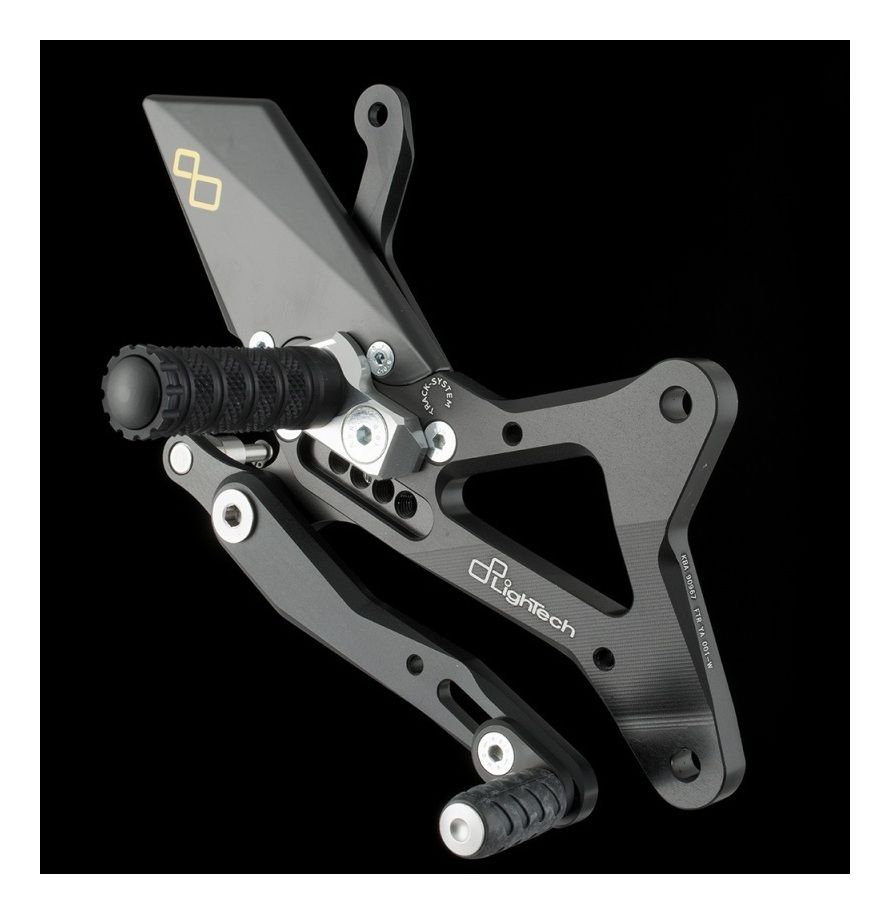 Lightech Track System Rearsets Yamaha R1 20092014 RevZilla