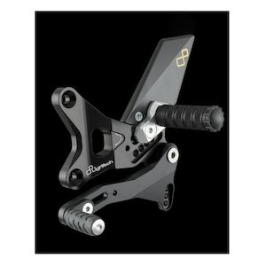 Lightech Track System Rearsets Kawasaki ZX10R 2011-2015 - RevZilla