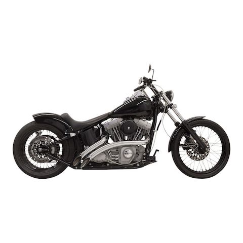 Bassani Radial Sweepers Exhaust With Heat Shields For Harley Softail 1986-2017