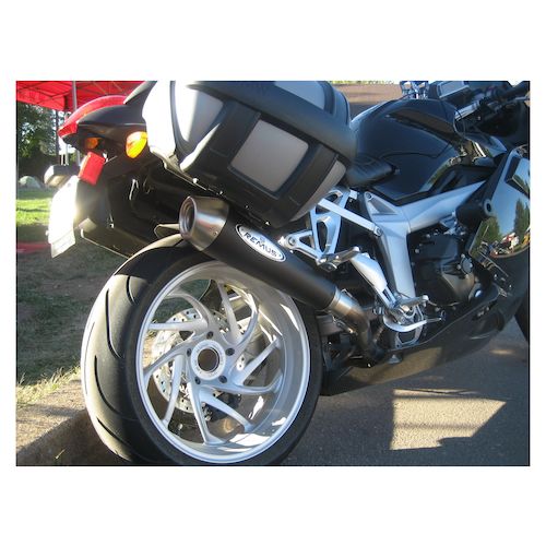Remus Powercone SlipOn Exhaust BMW K1200S/R 20052008 RevZilla