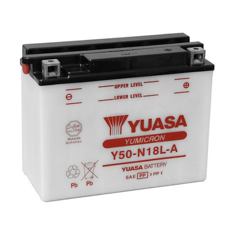 Yuasa Y50-N18L-A Yumicron Conventional Battery