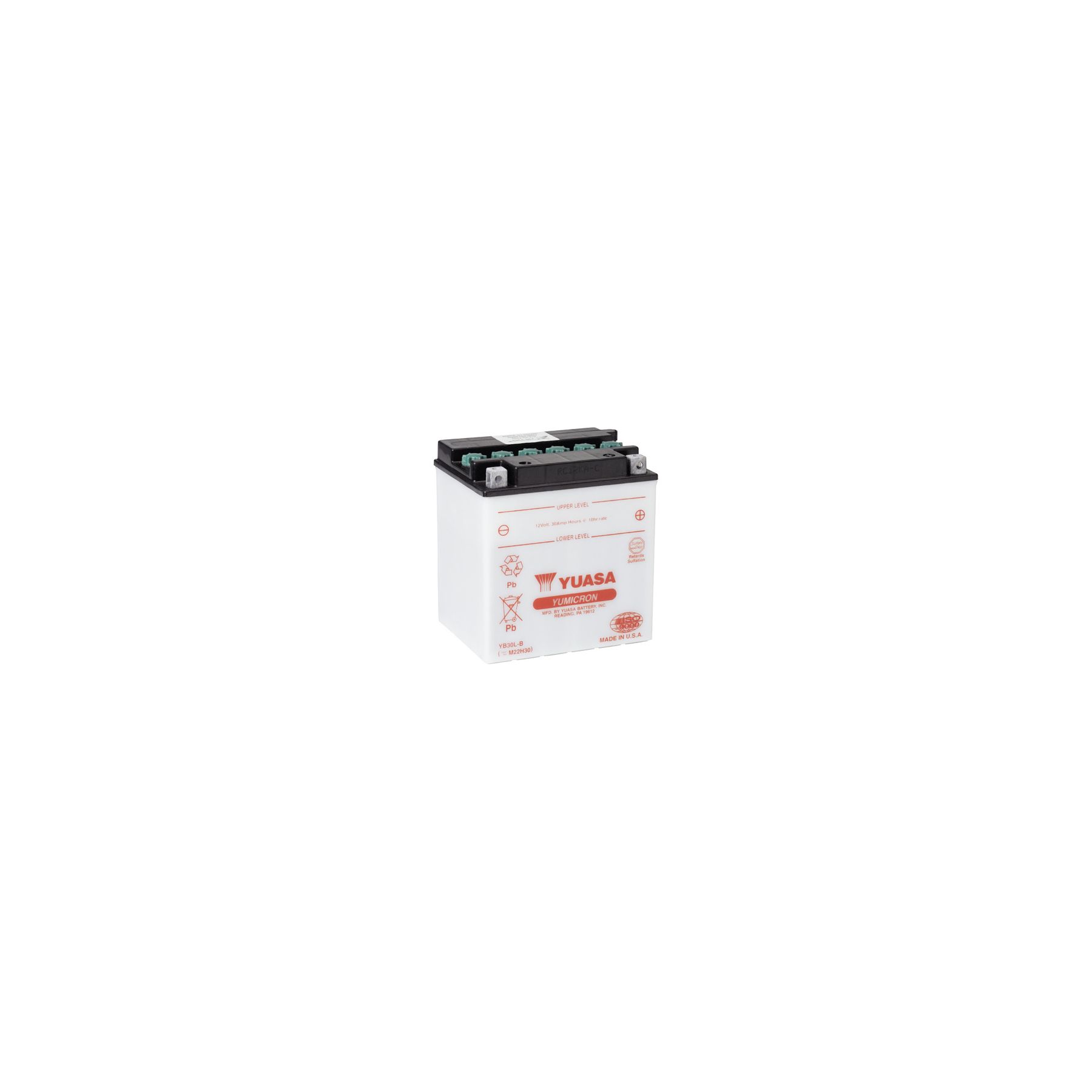 Yuasa YB30L-B Yumicron Conventional Battery