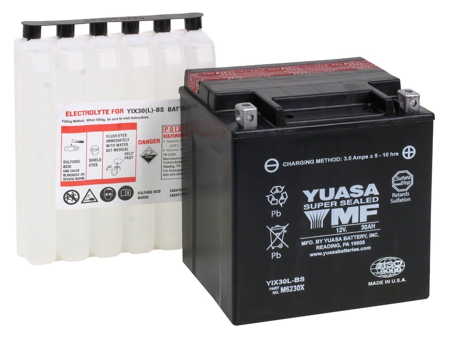 Yuasa YIX30LBS AGM Battery 10 (21.80) Off! RevZilla