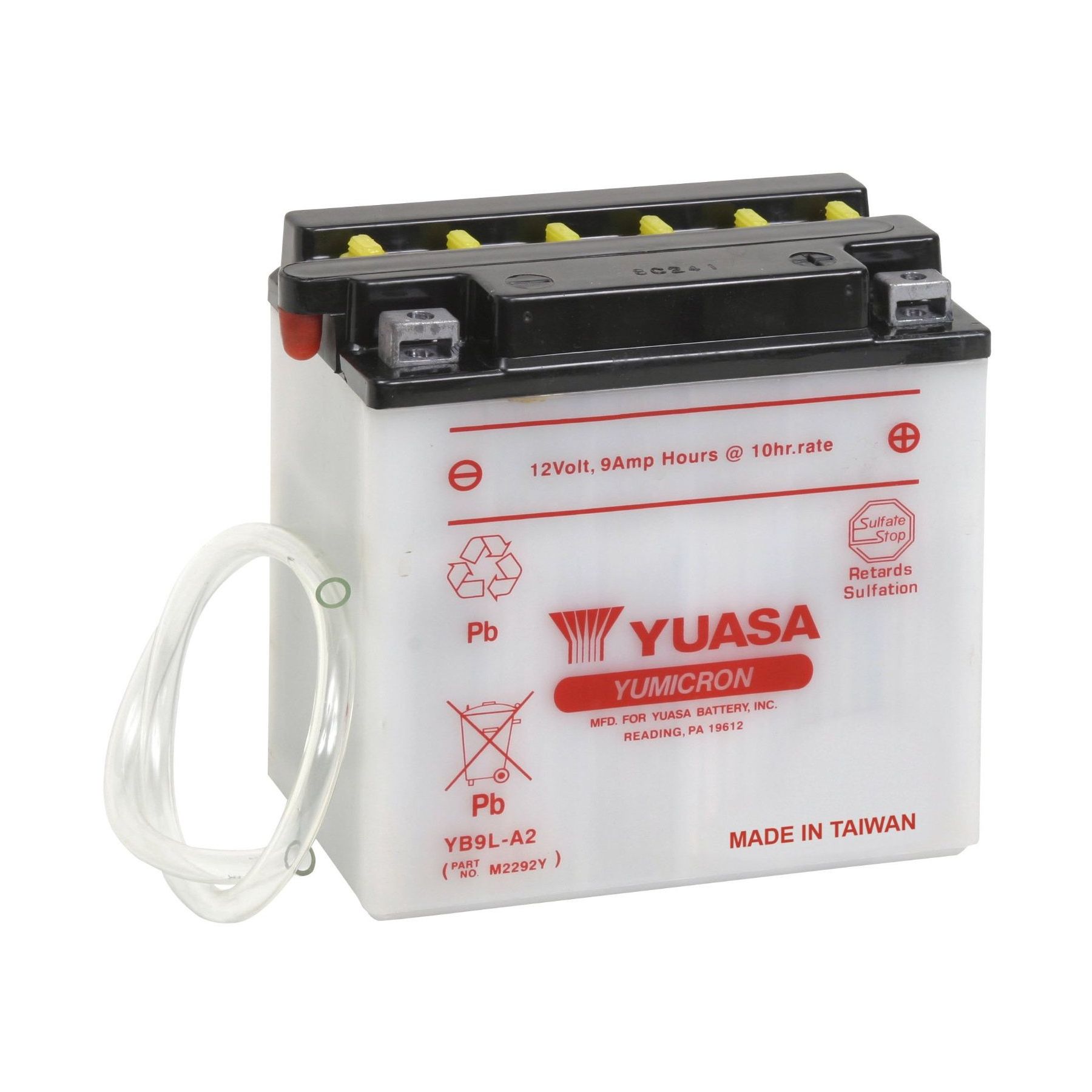 Yuasa YB9L-A2 Yumicron Conventional Battery