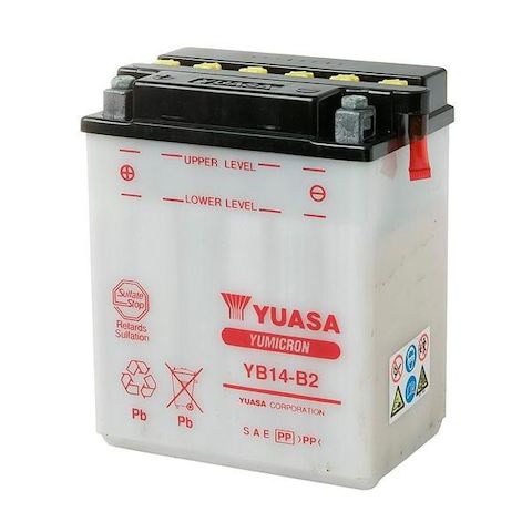 Yuasa YB14-B2 Yumicron Conventional Battery