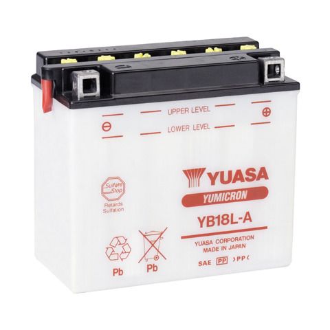 Yuasa YB18L-A Yumicron Conventional Battery