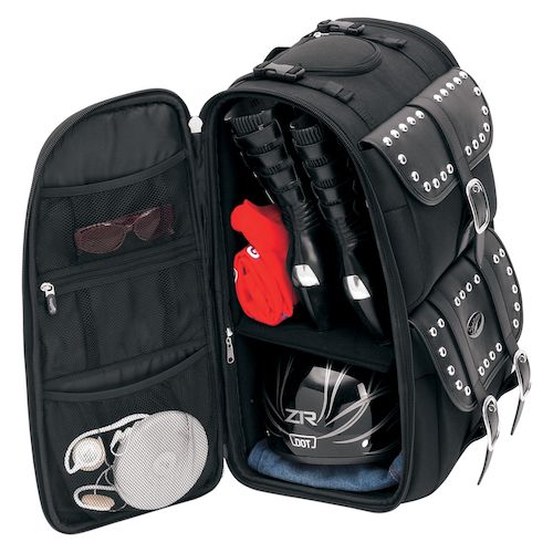 Saddlemen S3500 Deluxe Sissy Bar Bags RevZilla