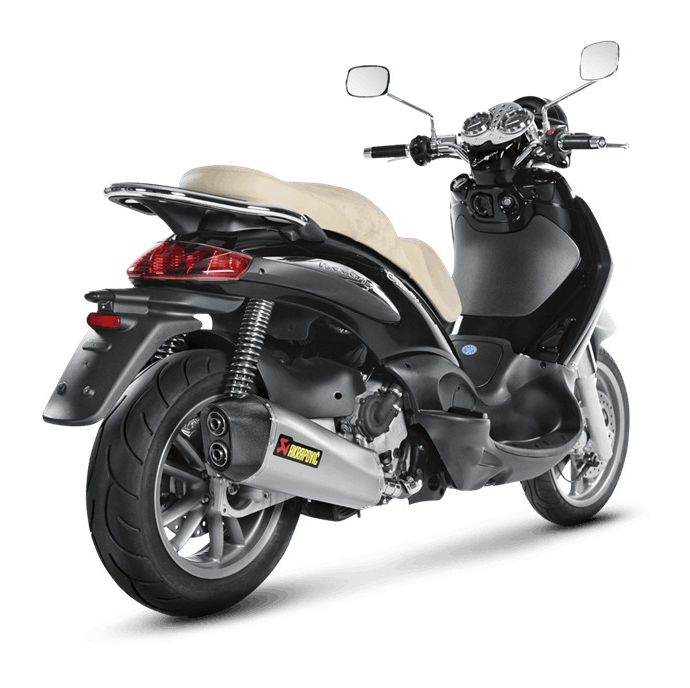 Akrapovic Slip-On Exhaust Piaggio MP3 400 500 Beverly 500