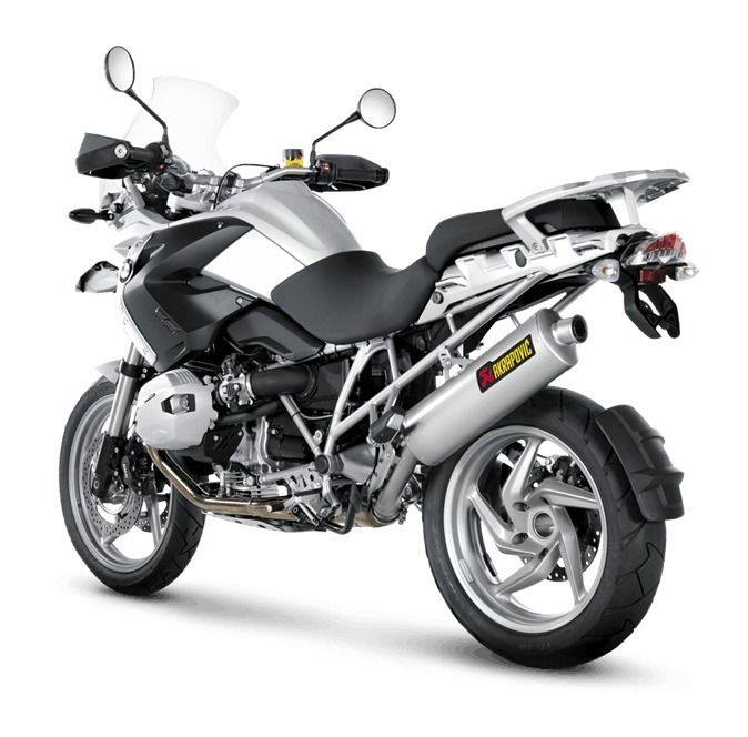 Akrapovic Slip-On Exhaust BMW R1200GS / Adventure - RevZilla