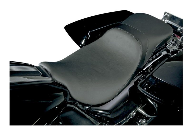 Danny Gray Weekday 2-Up XL Seat For Harley Dyna 2006-2017 Smooth