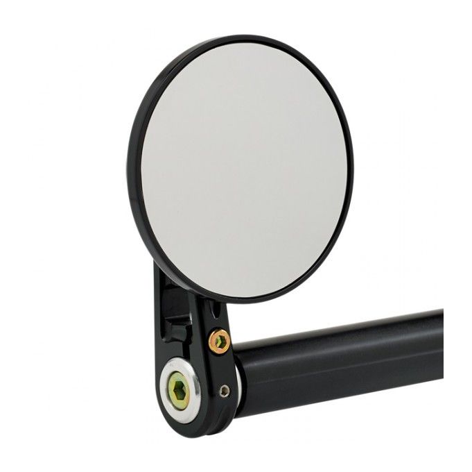 Joker Machine Large Round Bar End Mirror Straight Stem