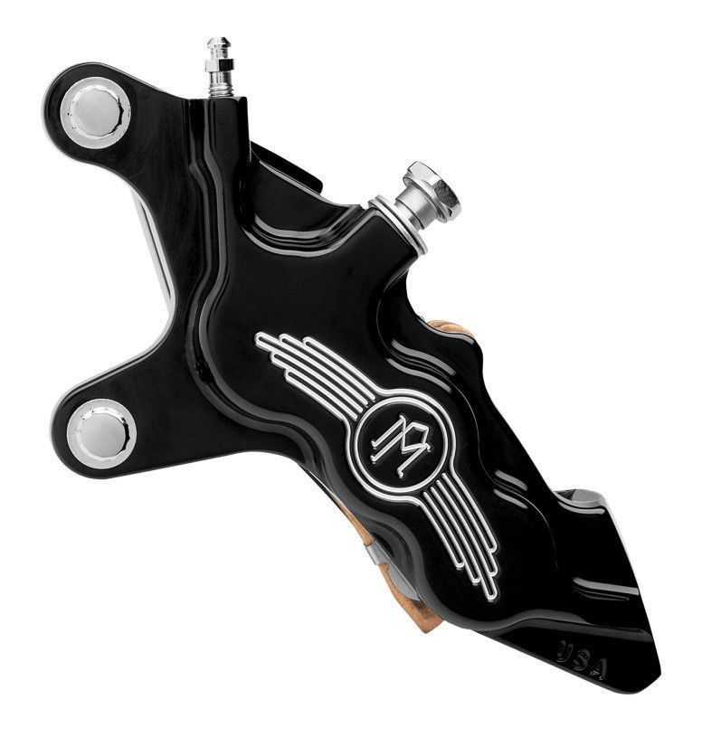 Performance Machine Six-Piston Differential-Bore Front Calipers For Harley 2000-2014 For 13" Rotor - Left