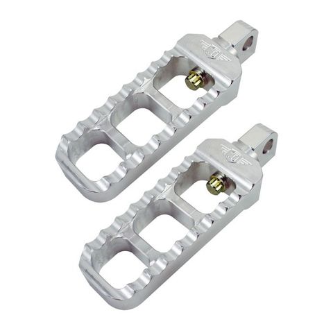 Joker Machine Adjustable Serrated Narrow Foot Pegs For Harley