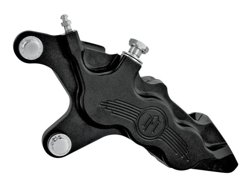 Performance Machine Six-Piston Differential-Bore Front Calipers For Harley 1984-1999 For 11.5" or 11.8" Rotor - Left