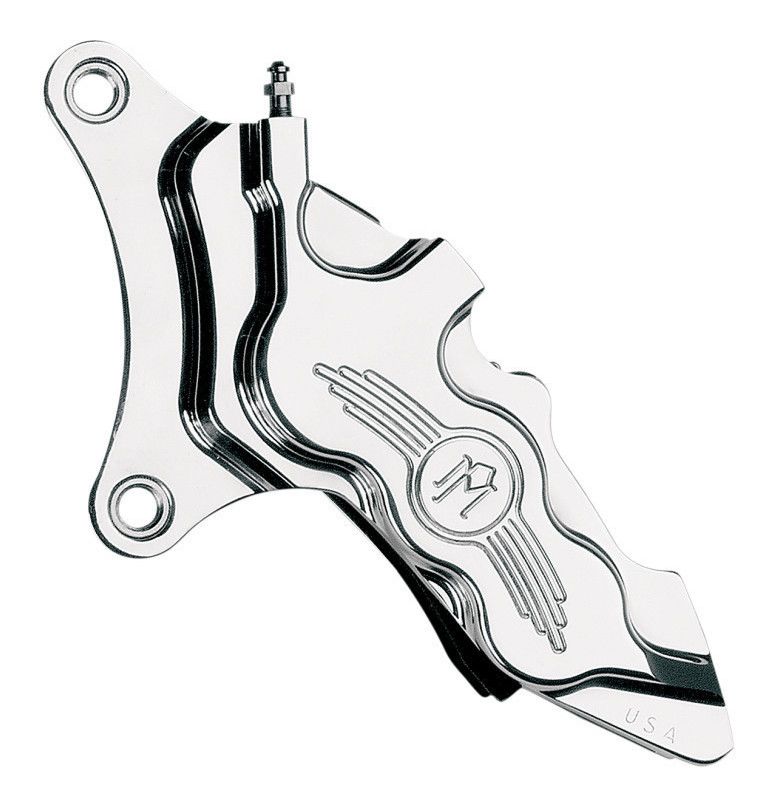 Performance Machine Six-Piston Differential-Bore Front Calipers For Harley 1984-1999 For 13" Rotors - Left