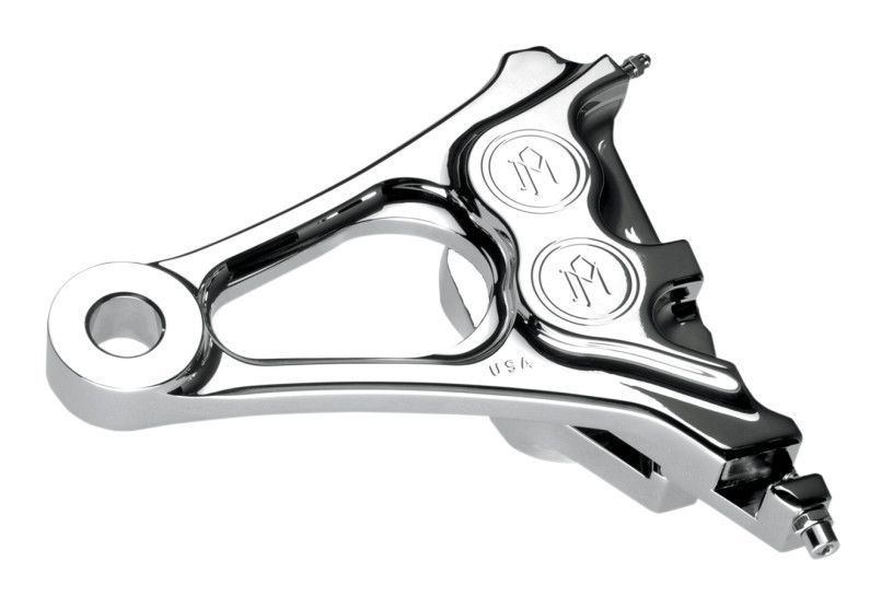 Performance Machine Four-Piston Differential-Bore Rear Calipers For Harley Softail 2008-2014 N/A