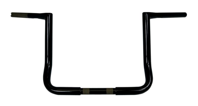 LA Choppers 1-1/4" Twin Peaks Bagger Handlebars For Harley Touring 2008-2025 12" Rise