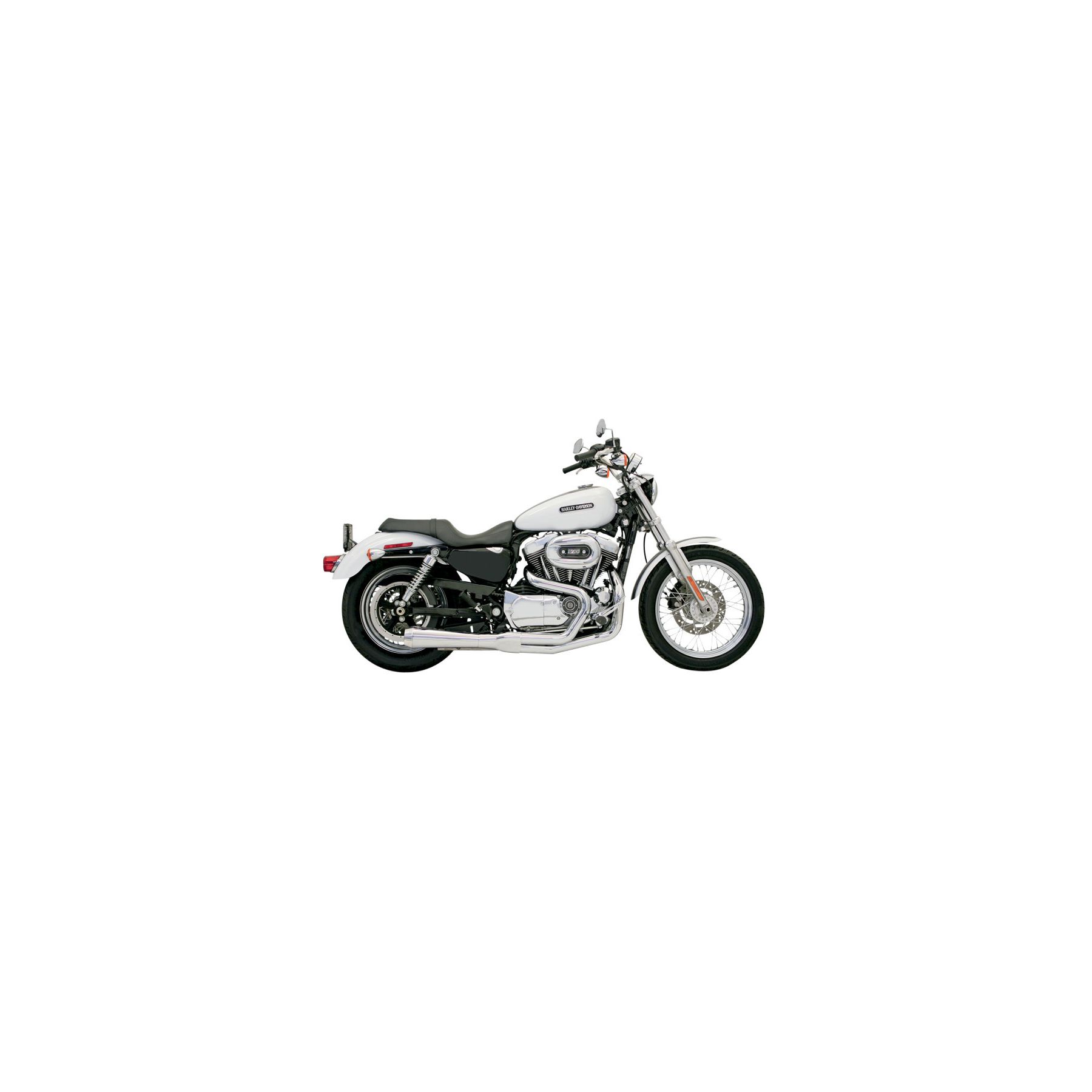 Bassani Road Rage 2-Into-1 Exhaust For Harley Sportster 2004-2013