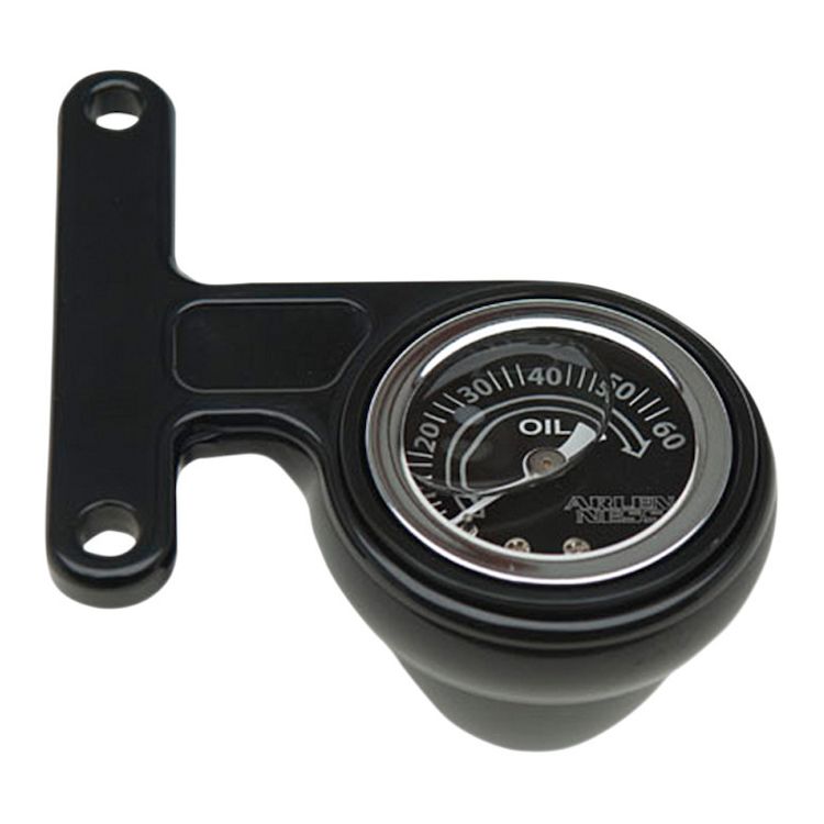 Arlen Ness Radius Oil Pressure Gauge Kit For Harley Sportster 20042019