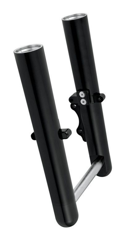 Arlen Ness Smooth Hot Legs Fork Lower Set For Harley Touring 2014-2025 Dual Disc