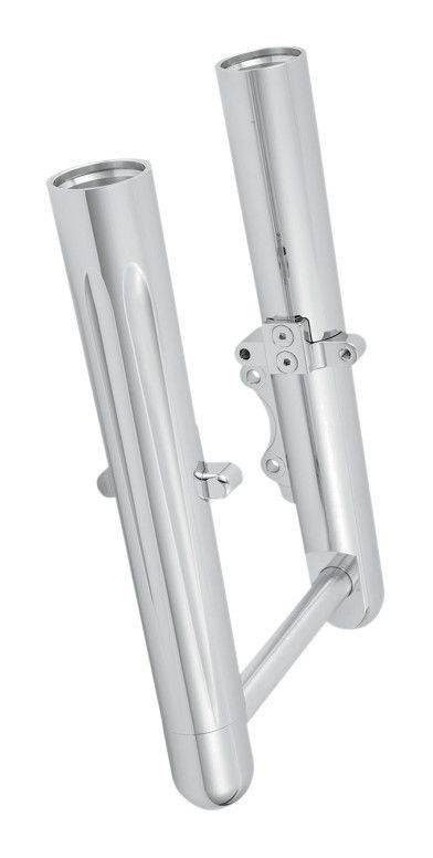 Arlen Ness Deep Cut Hot Legs Fork Lower Set For Harley Touring 2014-2025 Dual Disc