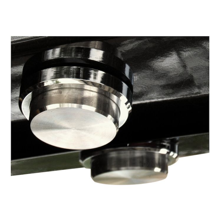 Battistinis Titanium Saddlebag Slider Puck Kit RevZilla