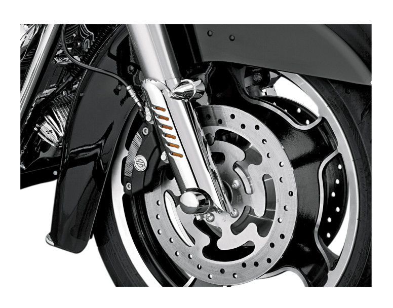 Kuryakyn Lower Fork Leg Deflector Shield For Harley Touring 2000-2013 N/A