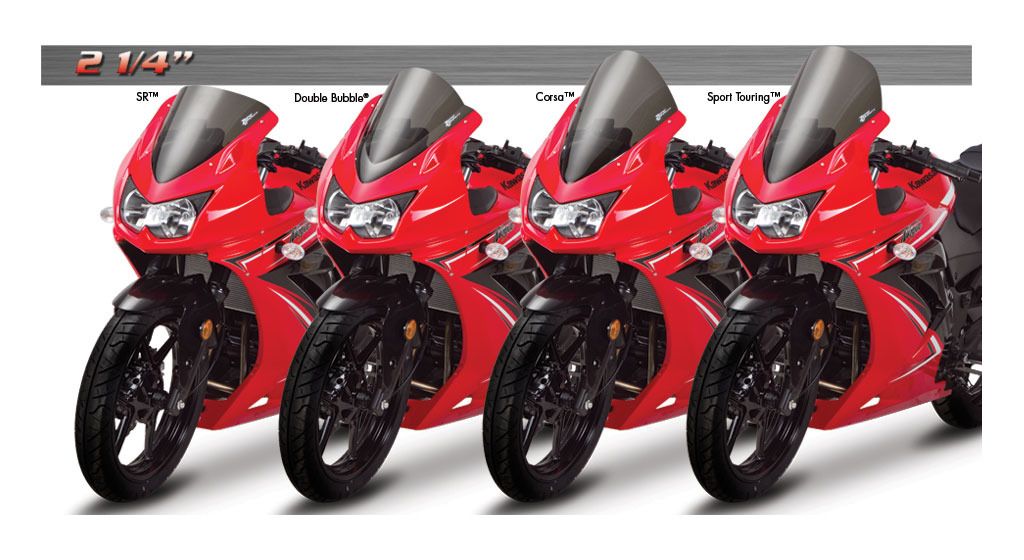 Zero Gravity Sport Touring Windscreen Kawasaki Ninja 250R 2008