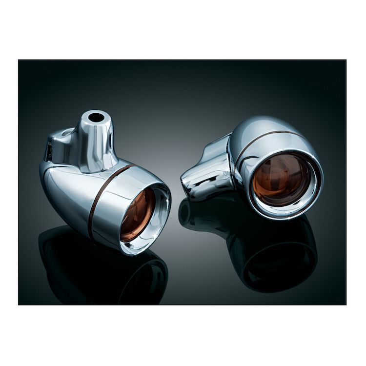 Kuryakyn Bullet Light Front Turn Signal Conversion Kit For Harley 1994