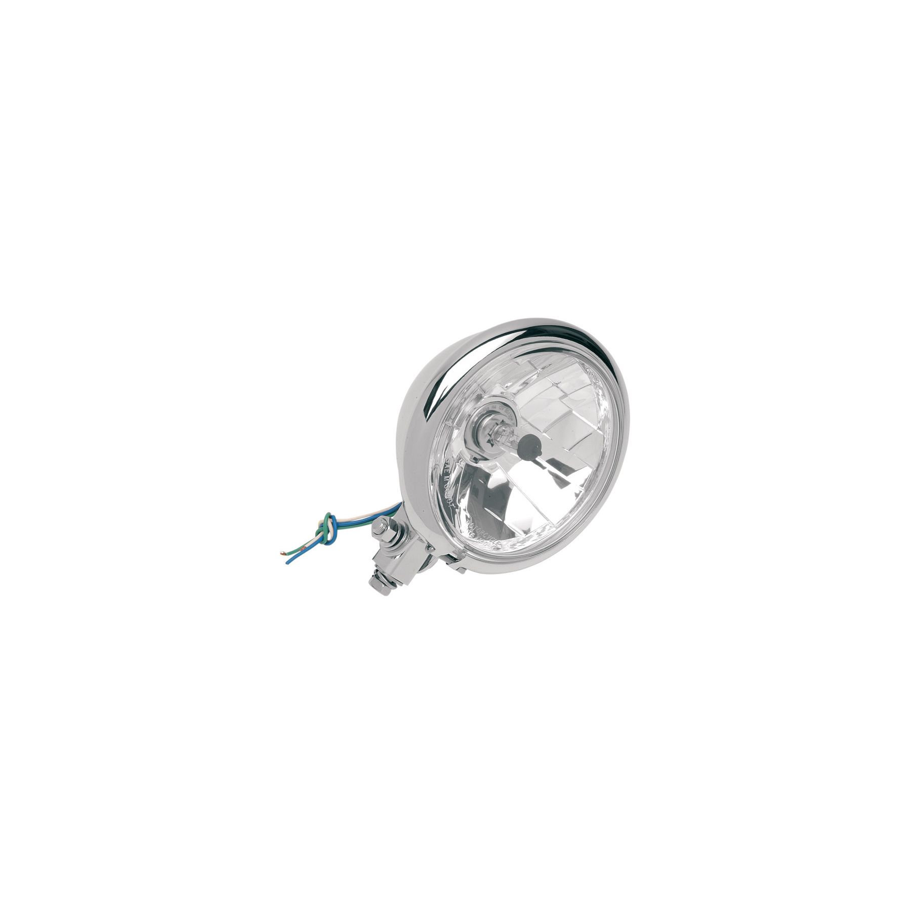 Drag Specialties 5 3/4 Diamond Style Bottom-Mount Headlight