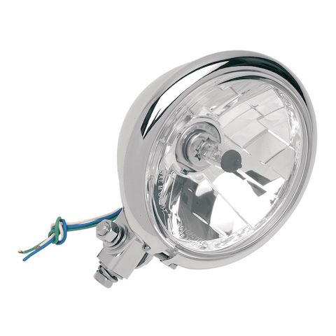 Drag Specialties 5 3/4 Diamond Style Bottom-Mount Headlight