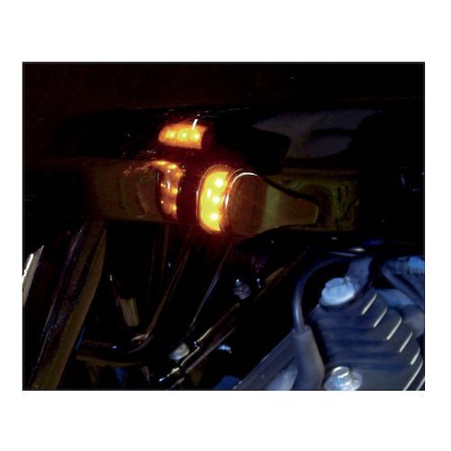 Alloy Art LED Front Turn Signals For Harley Road Glide 19982013 RevZilla