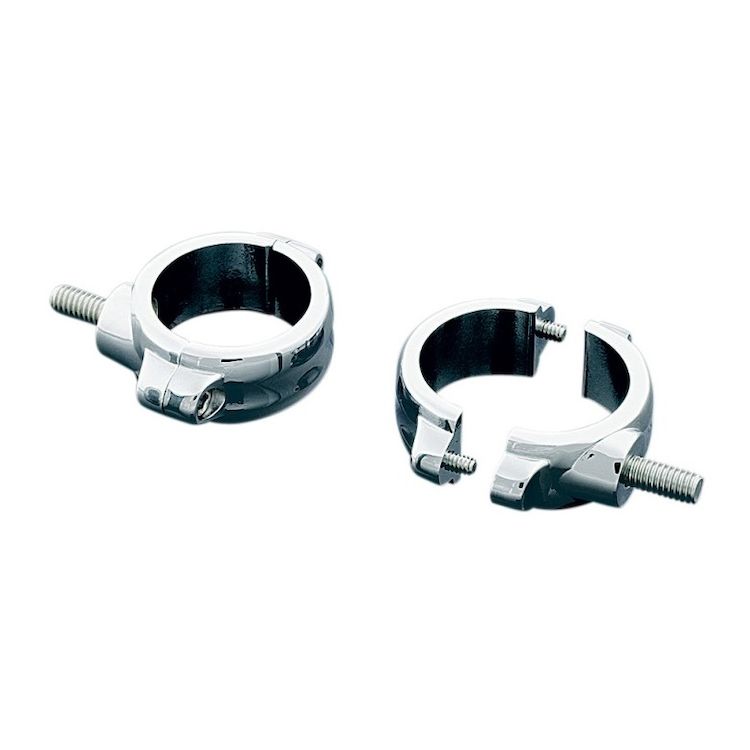 Kuryakyn 2-Piece Universal Fork Clamp Mounting Brackets