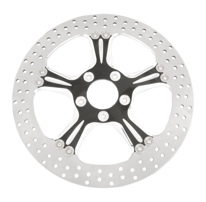 Performance Machine 11.5" Front Brake Rotor For Harley 2000-2014 Front Contrast Cut Wrath