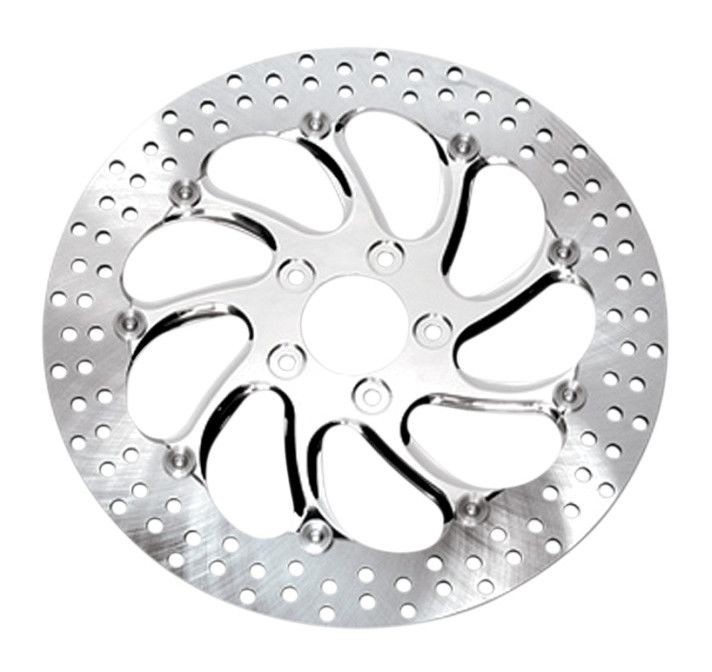 Performance Machine 11.5" Front Brake Rotor For Harley 2000-2014 Front Left Chrome Torque
