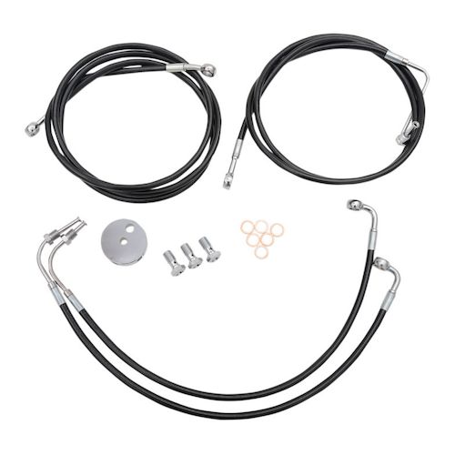LA Choppers Brake Line Kit For Harley Touring w/ABS 20142016 RevZilla