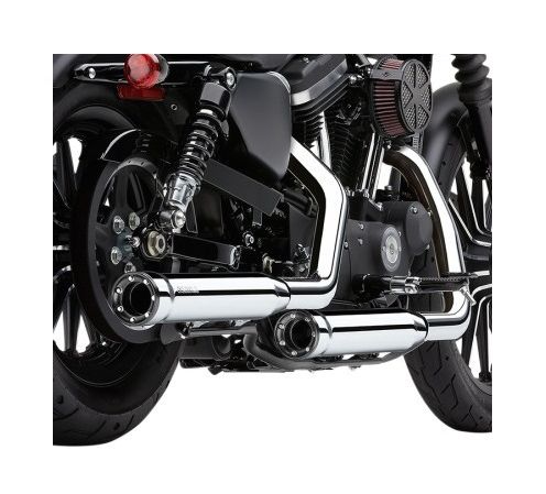 Cobra 3" RPT Slip-On Mufflers For Harley Softail Fatboy / Deuce 2000-2006 N/A
