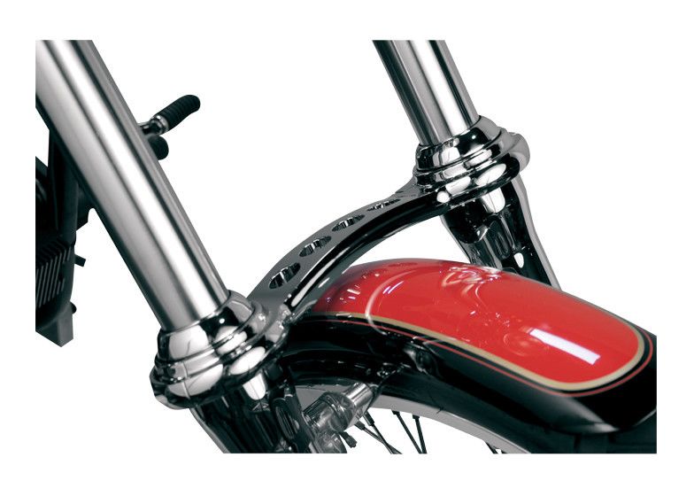 Wide glide fork brace Clearance