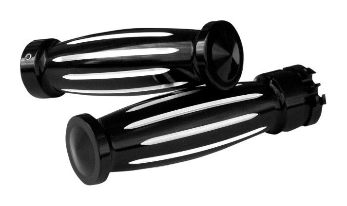 Accutronix Grips For Harley With Dual Cable Throttle Diamond