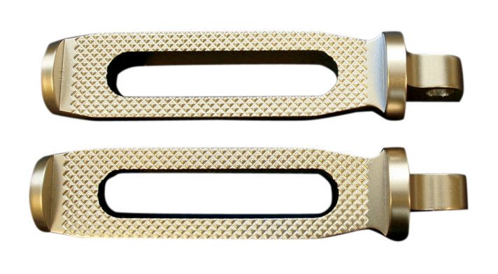 Accutronix Footpegs For Harley Slotted Folding Pegs