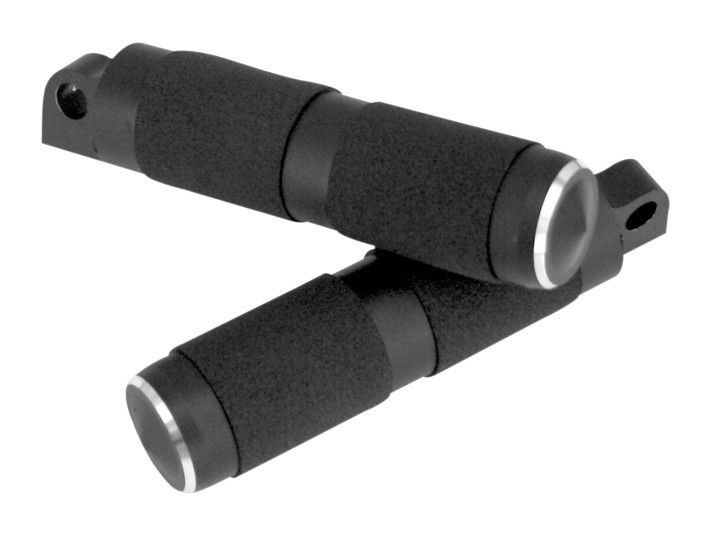 Accutronix Footpegs For Harley Rubber Folding Pegs