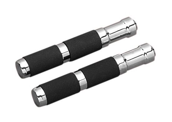Accutronix Footpegs For Harley Rubber Rigid Pegs