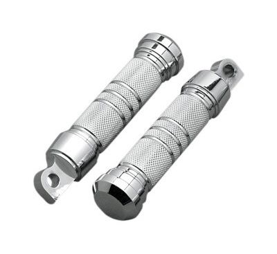 Accutronix Footpegs For Harley Knurled Folding Pegs