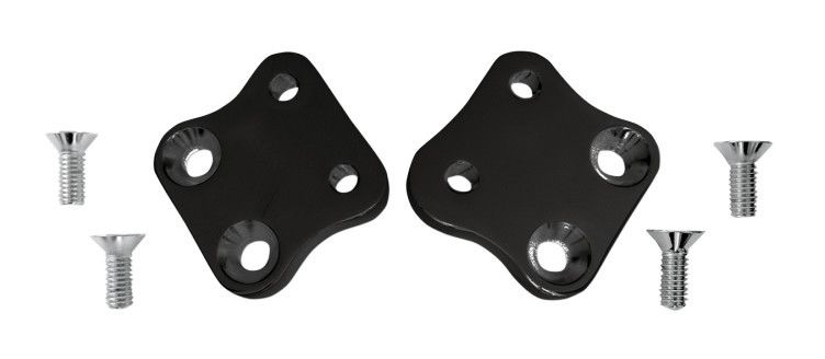 Accutronix Forward Control Kick Back Plates For Harley Dyna 1991-2017 N/A
