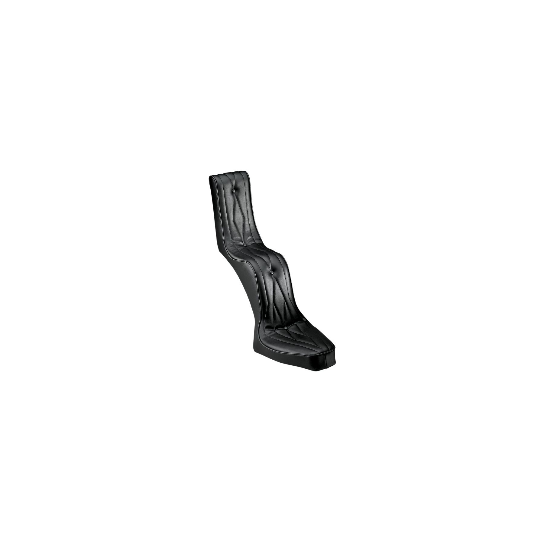 Drag Specialties King / Queen 2-Up Rigid Seat For Harley