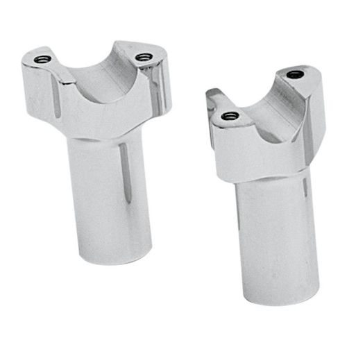 Drag Specialties 1 1/4" Buffalo Handlebar Risers For Harley RevZilla